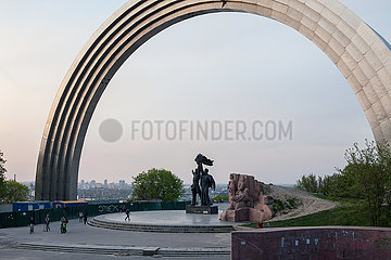 Denkmal der Voelkerfreundschaft in Kiew