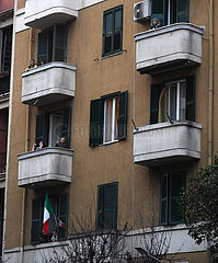 ITALY-ROME-COVID-19-FLASH MOB