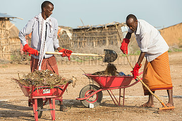 Burferedo  Somali Region  Aethiopien - Clean up campaign OWDA
