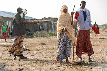 Burferedo  Somali Region  Aethiopien - Clean up campaign OWDA