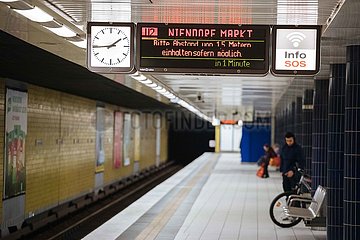 Social Distancing in der U-Bahn