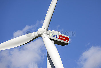RWE Windpark  Bedburg  Nordrhein-Westfalen  Deutschland