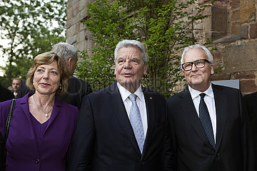 Bundespraesident Gauck besucht Bad Hersfelder Festspiele