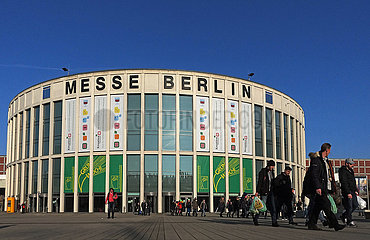 Berlin  Deutschland  Eingang Sued zur Messe Berlin an der Jaffestrasse waehrend der Internationalen Gruenen Woche