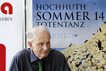 Urania Berlin PRESSEKONFERENZ ROLF HOCHHUTH - SOMMER 14