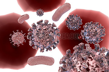 CGI Visualisierung: Coronavirus