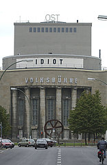 Volksbuehne am Rosa-Luxemburg-Platz  Berlin  Aussenansicht