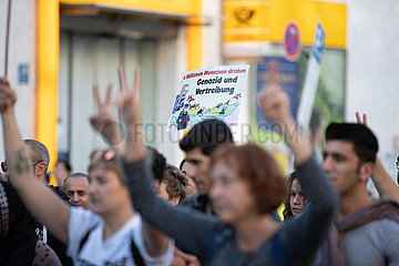 Munich: Demo against the Turkish Operation Peace Spring in Syria