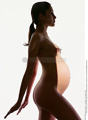 FEMME ENCEINTE NU NUDE PREGNANT WOMAN