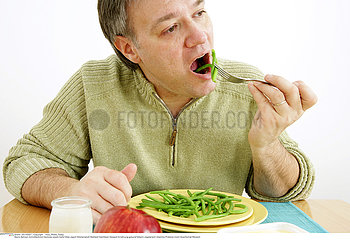 ALIMENTATION HOMME REPAS!!MAN EATING A MEAL