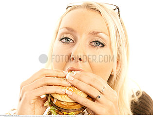 ALIMENTATION FEMME SANDWICH!!WOMAN EATING A SANDWICH