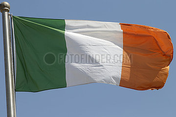 Berlin  Deutschland  Nationalfahne der Republik Irland