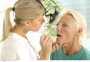EAR NOSE &THROAT  ELDERLY PERSON