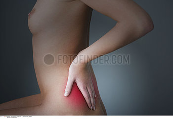 LOWER BACK PAIN IN A WOMAN