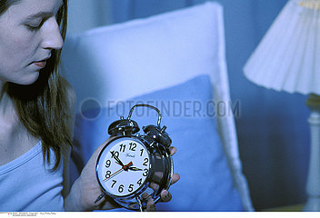 WOMAN WITH INSOMNIA