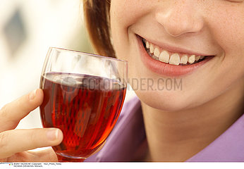 WOMAN DRINKING