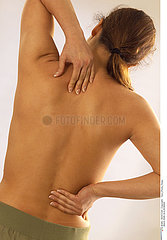 BACK PAIN IN A WOMAN