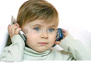 CHILD TELEPHONING