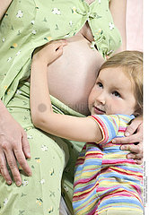 PREGNANT WOMAN & CHILD