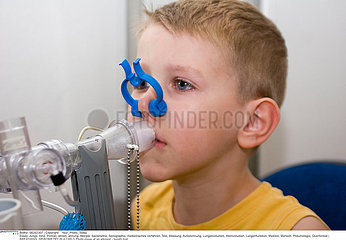 BREATHING  SPIROMETRY IN A CHILD