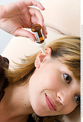 EAR TREATMENT  WOMAN