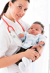 INFANT AT HOSPITAL CONSULTATION