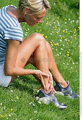 ANKLE PAIN ELDERLY PERSON