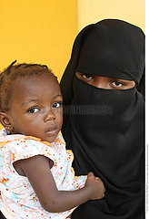 AFRICAN WOMAN & CHILD