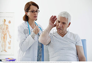HEARING-IMPAIRED ELDERLY PERSON