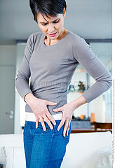 WOMAN WITH HIP PAIN
