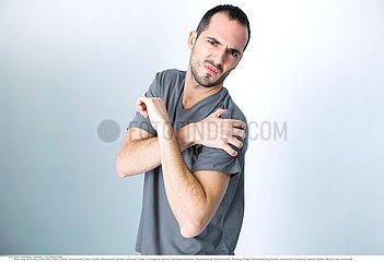 SHOULDER PAIN IN A MAN