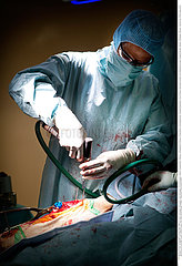 Reportage_172 Knieoperation  Prothese / KNEE PROSTHESIS  SURGERY
