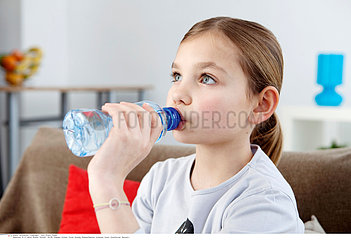 CHILD WITH COLD DRINK