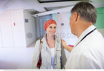 CANCEROUS WOMAN IN HOSPITAL