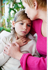 CHILD WITH SORE THROAT