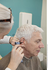 EAR NOSE &THROAT  ELDERLY PERSON