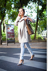 WOMAN ON THE PHONE