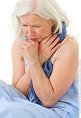 ELDERLY PERSON COUGHING