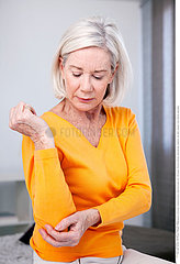 ELBOW PAIN IN AN ELDERLY PERSON