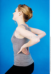 LOWER BACK PAIN IN A WOMAN