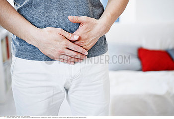 MAN WITH ABDOMINAL PAIN