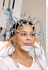 EEG EXAMINATION OF A WOMAN