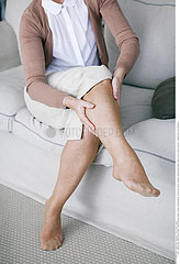LEG PAIN IN A WOMAN
