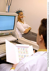 EEG EXAMINATION OF A WOMAN