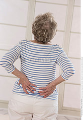 SENIOR WITH LOWER BACK PAIN