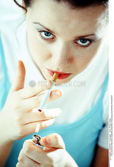 Woman and Tobacco
