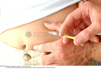 Heparin injection