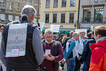 Demo gegen die Corona Maßnahmen in München