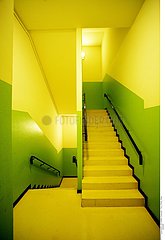 Stairhouse  stairs  yellow  green