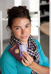 European health card and passport